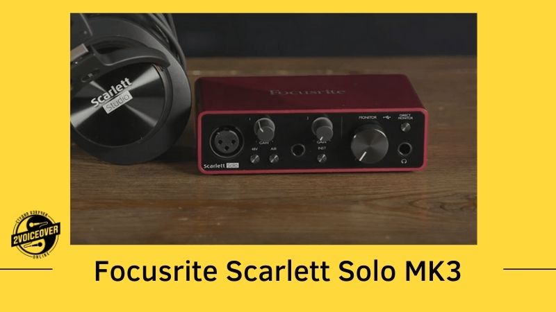 Focusrite Scarlett Solo MK3